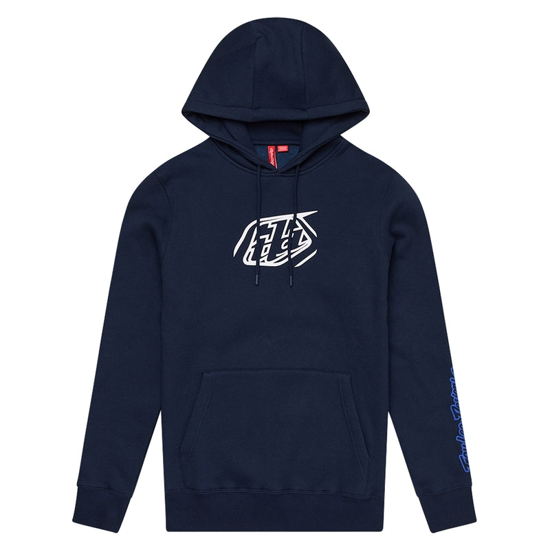 TROY LEE DESIGNS Badge Kindermaat hoodie - Zwart