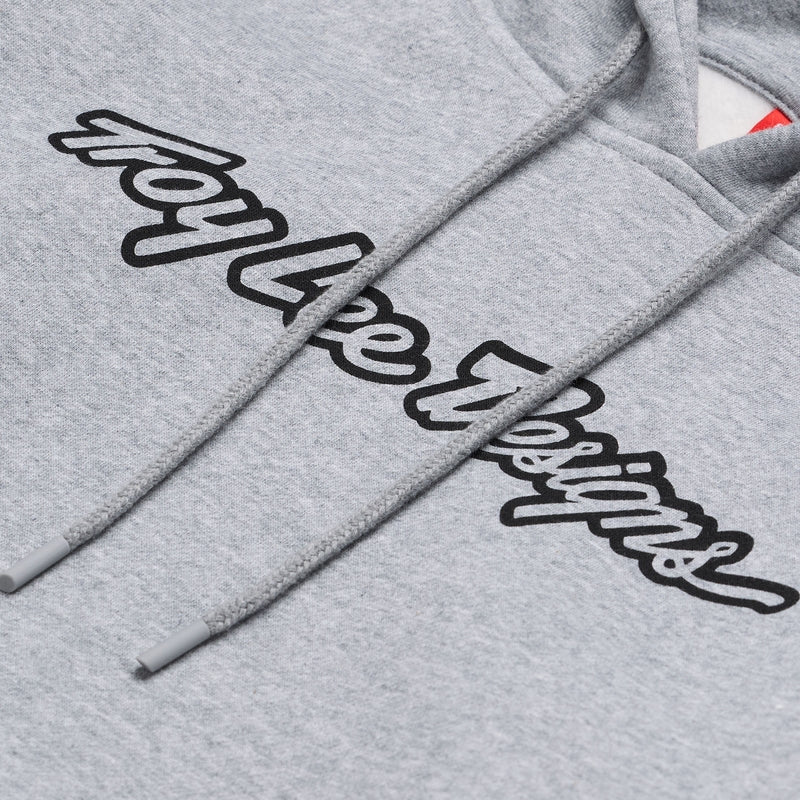 TROY LEE DESIGNS Zip Up Signature Hoodie - Gray Heather