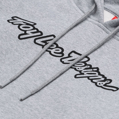 TROY LEE DESIGNS Zip Up Signature Hoodie - Gray Heather