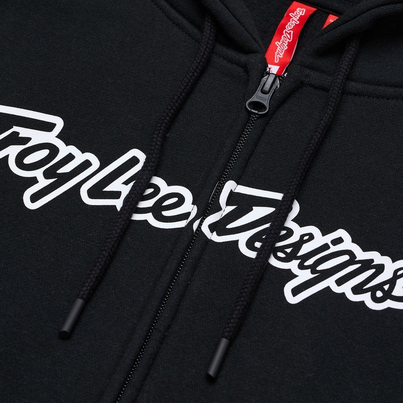 TROY LEE DESIGNS Zip Up Signature Hoodie - Gray Heather