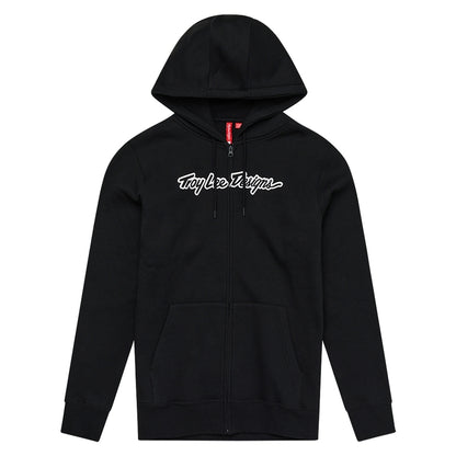 TROY LEE DESIGNS Zip Up Signature Hoodie - Gray Heather