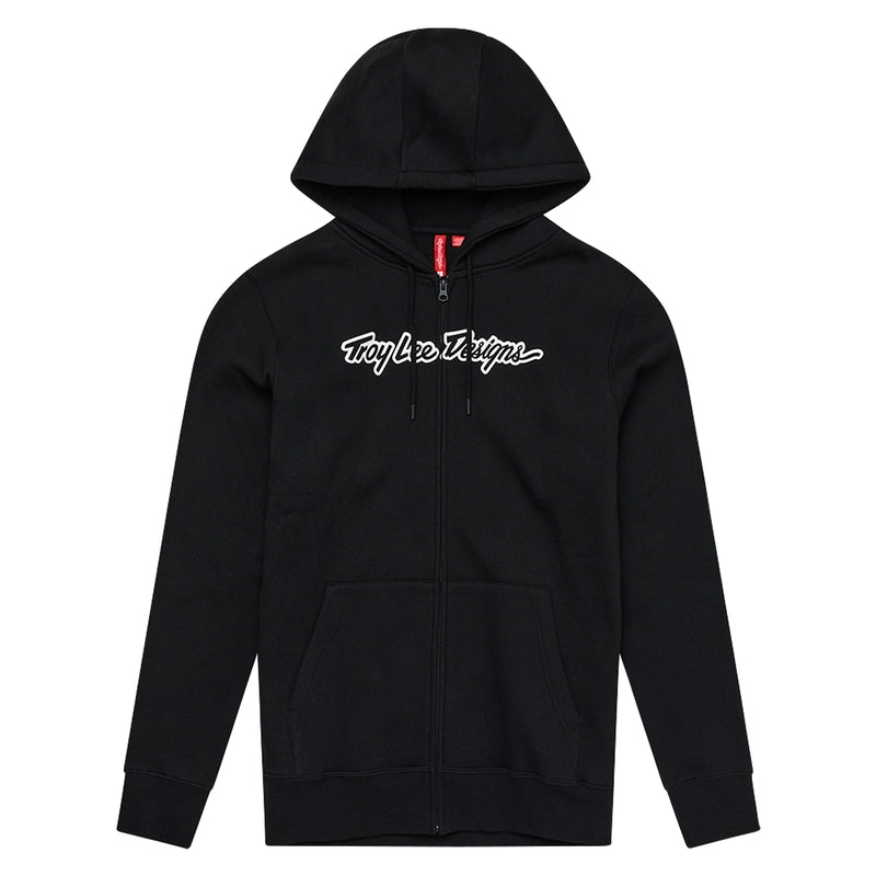 TROY LEE DESIGNS Zip Up Signature Hoodie - Gray Heather