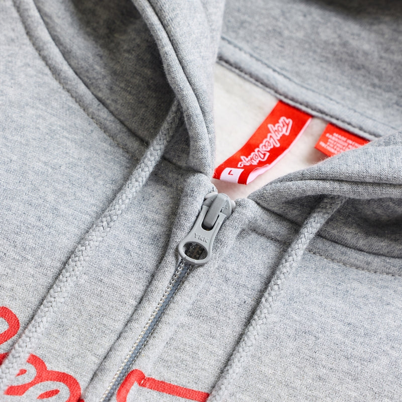 TROY LEE DESIGNS Zip Up Signature Hoodie - Gray Heather