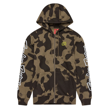 TROY LEE DESIGNS Zip Up Branded Hoodie - Navy