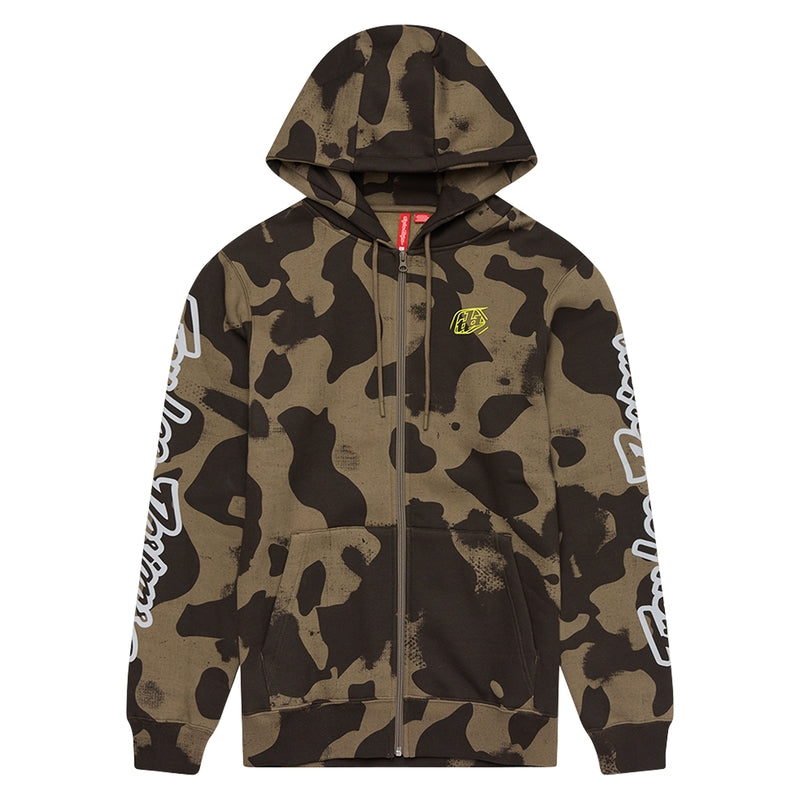 TROY LEE DESIGNS Zip Up Branded Hoodie - Navy