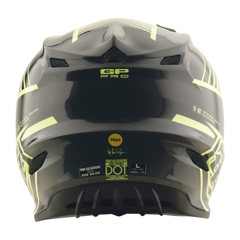 TROY LEE DESIGNS GP Pro Segment Helm - Geel