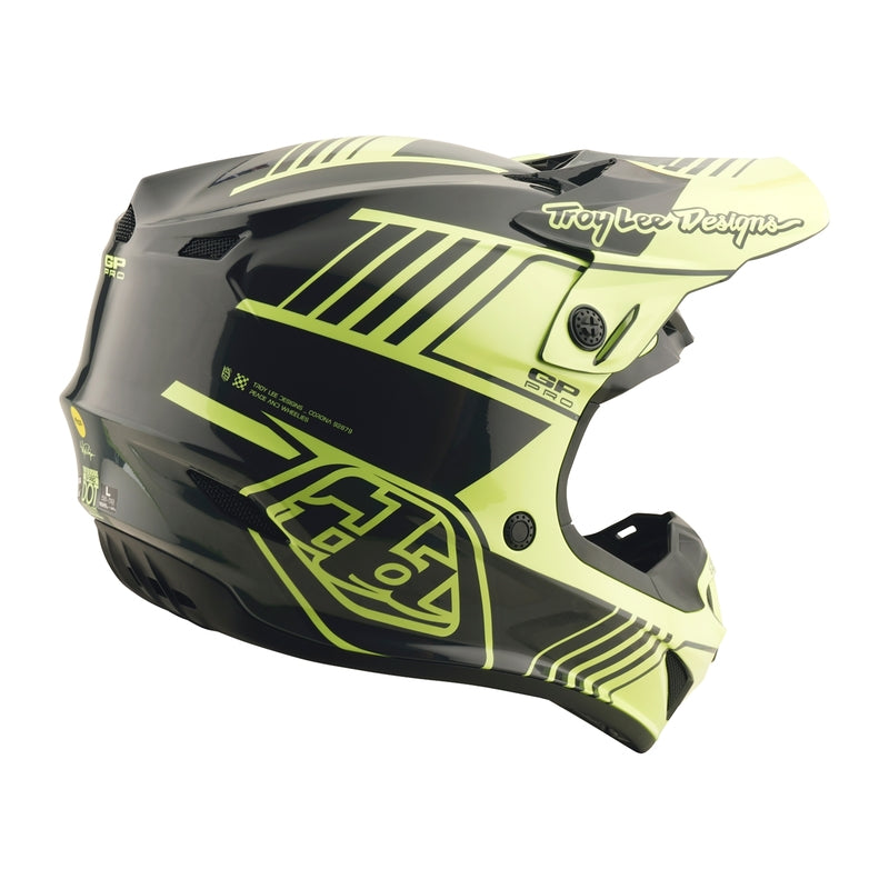 TROY LEE DESIGNS GP Pro Segment Helm - Geel