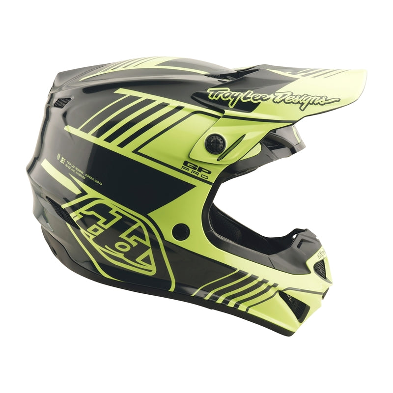 TROY LEE DESIGNS GP Pro Segment Helm - Geel