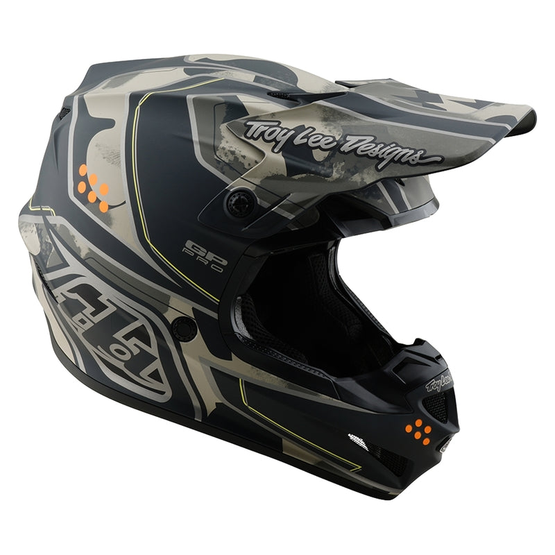 TROY LEE DESIGNS GP Pro Trooper Helm - Zwart/Caper