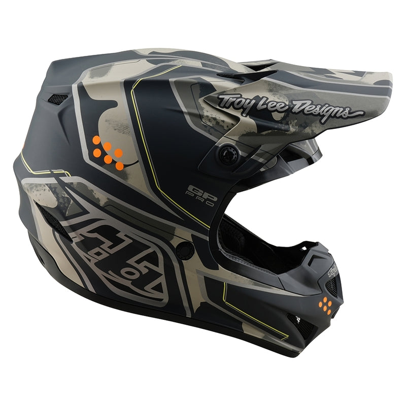 TROY LEE DESIGNS GP Pro Trooper Helm - Zwart/Caper