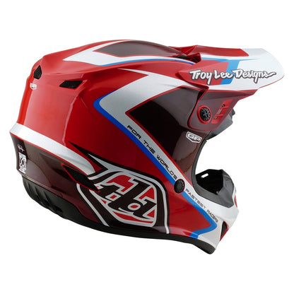 TROY LEE DESIGNS GP Shutter Helm - Blauw/Wit