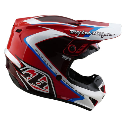 TROY LEE DESIGNS GP Shutter Helm - Blauw/Wit