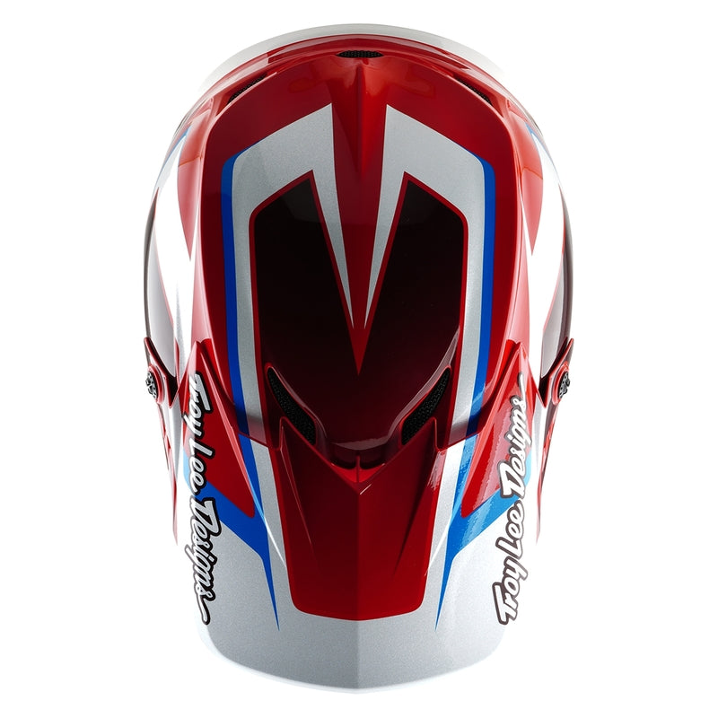 TROY LEE DESIGNS GP Shutter Helm - Blauw/Wit