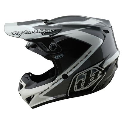 TROY LEE DESIGNS GP Shutter Helm - Blauw/Wit