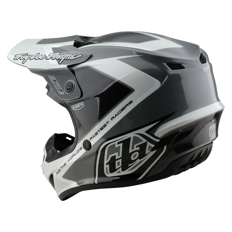 TROY LEE DESIGNS GP Shutter Helm - Blauw/Wit