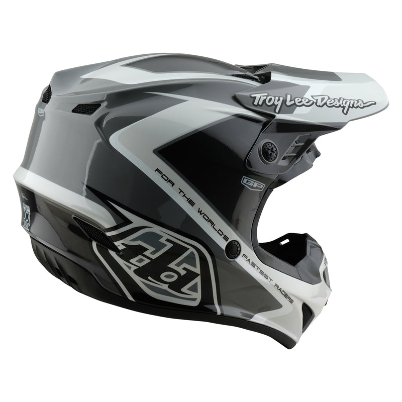 TROY LEE DESIGNS GP Shutter Helm - Blauw/Wit