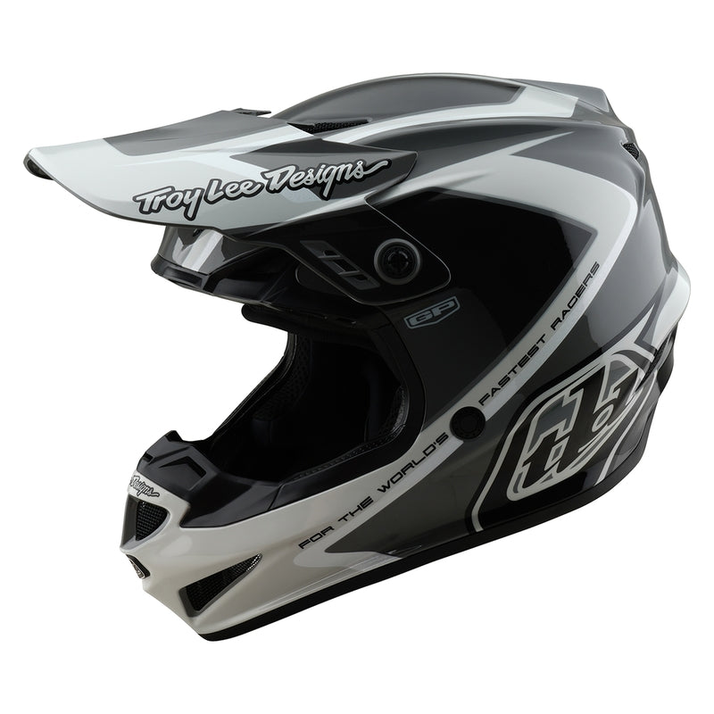 TROY LEE DESIGNS GP Shutter Helm - Blauw/Wit