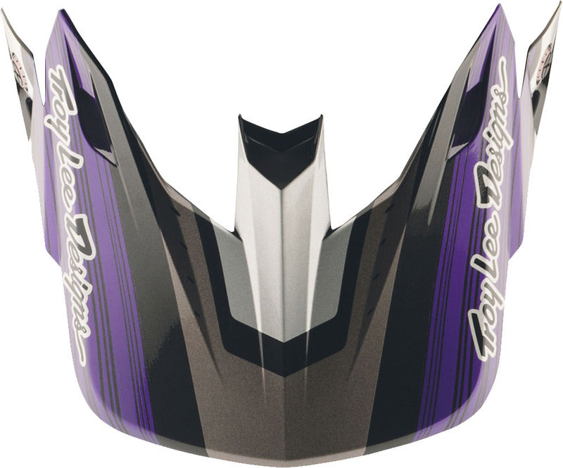 TROY LEE DESIGNS SE5 Carbon Stripes Vizier - Zwart/Paars