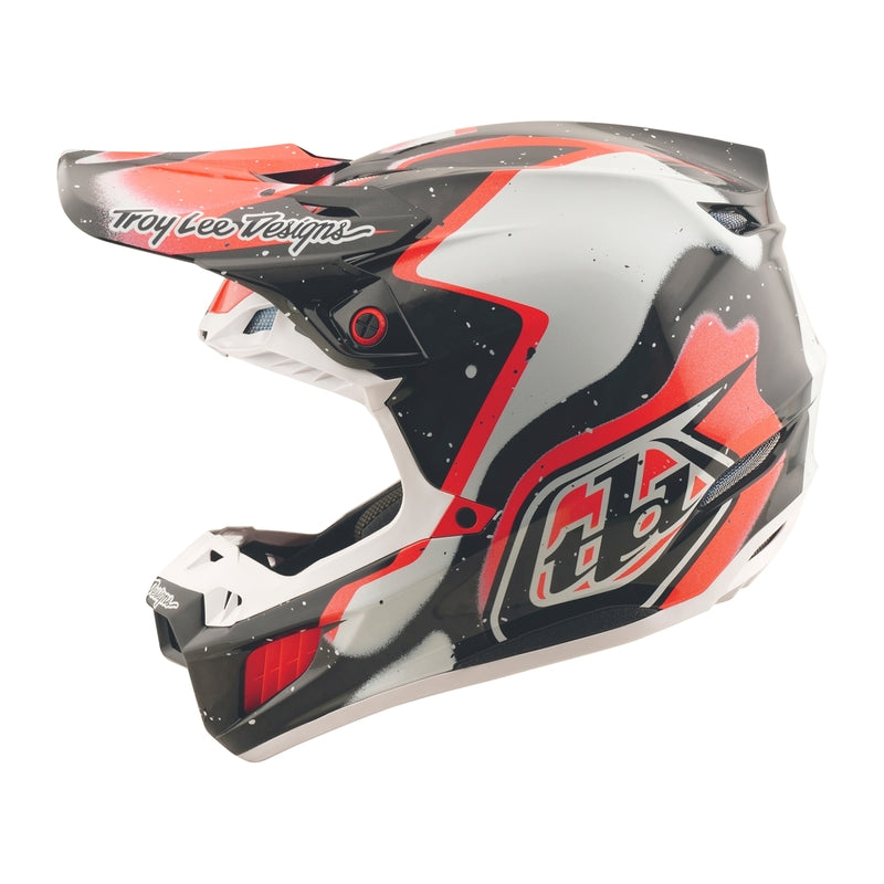 TROY LEE DESIGNS SE5 Carbon Membrane Helmet - Zwart/Rood