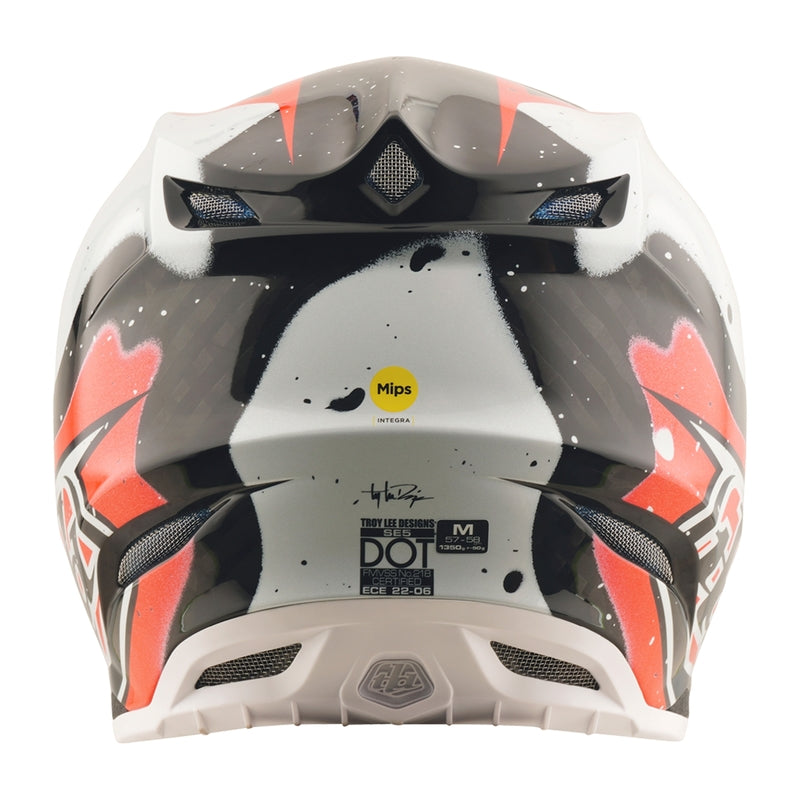 TROY LEE DESIGNS SE5 Carbon Membrane Helmet - Zwart/Rood