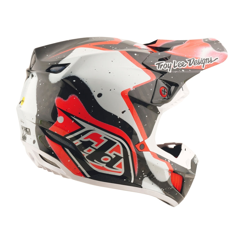 TROY LEE DESIGNS SE5 Carbon Membrane Helmet - Zwart/Rood