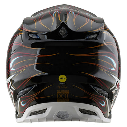 TROY LEE DESIGNS SE5 Carbon Torched Helm - Zwart/Rood