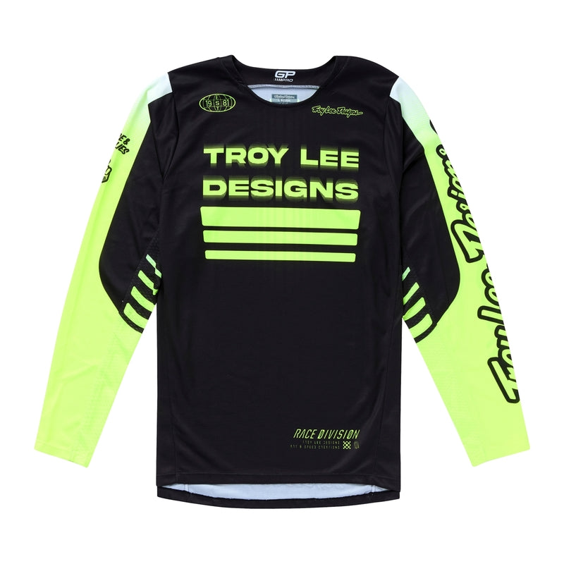 TROY LEE DESIGNS GP Pro Segment Jersey - Zwart/Geel