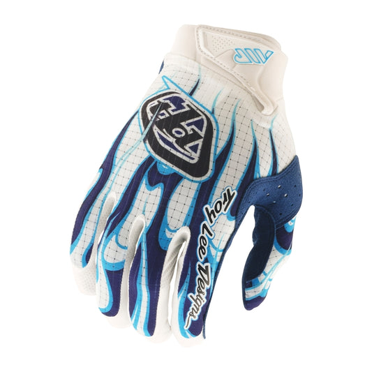 TROY LEE DESIGNS Air Motorhandschoenen - Torched White/Blauw