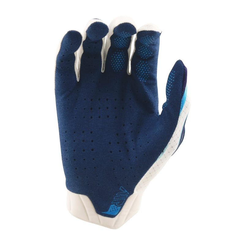TROY LEE DESIGNS Air Motorhandschoenen - Torched White/Blauw