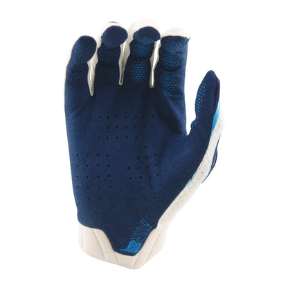 TROY LEE DESIGNS Air Motorhandschoenen - Torched White/Blauw