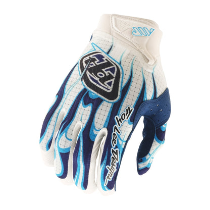 TROY LEE DESIGNS Air Motorhandschoenen - Torched White/Blauw