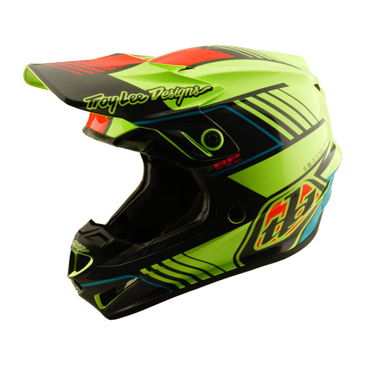 TROY LEE DESIGNS GP Pro Segment Kindermaat helm - Geel