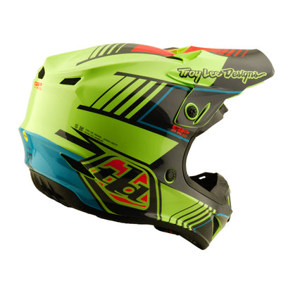 TROY LEE DESIGNS GP Pro Segment Kindermaat helm - Geel