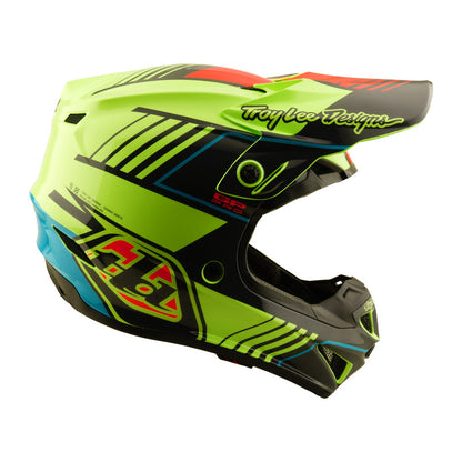 TROY LEE DESIGNS GP Pro Segment Kindermaat helm - Geel