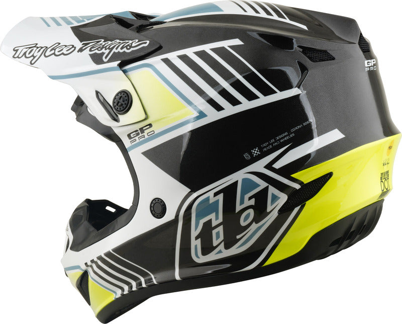 TROY LEE DESIGNS GP Pro Segment Kindermaat helm - Geel