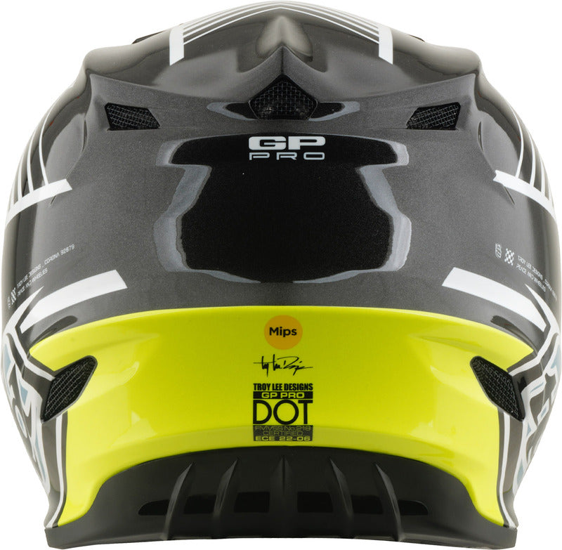 TROY LEE DESIGNS GP Pro Segment Kindermaat helm - Geel