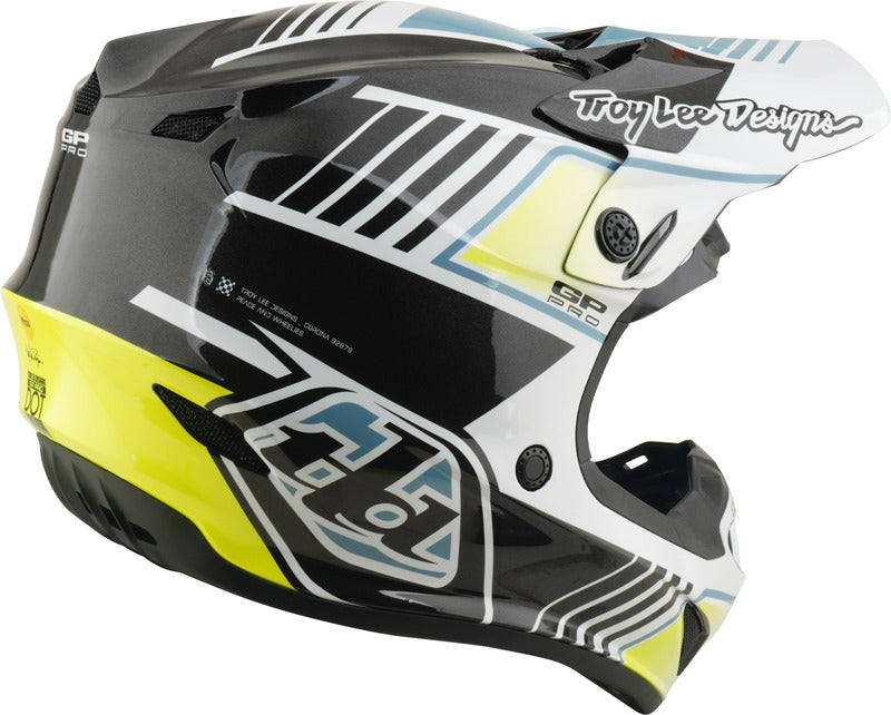 TROY LEE DESIGNS GP Pro Segment Kindermaat helm - Geel