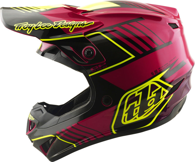 TROY LEE DESIGNS GP Pro Segment Kindermaat helm - Geel
