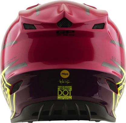 TROY LEE DESIGNS GP Pro Segment Kindermaat helm - Geel