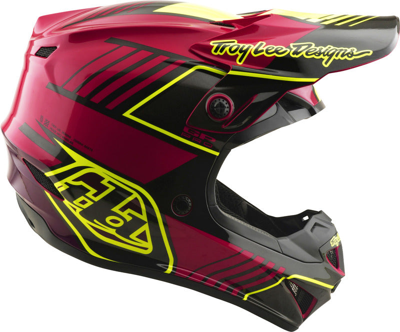TROY LEE DESIGNS GP Pro Segment Kindermaat helm - Geel
