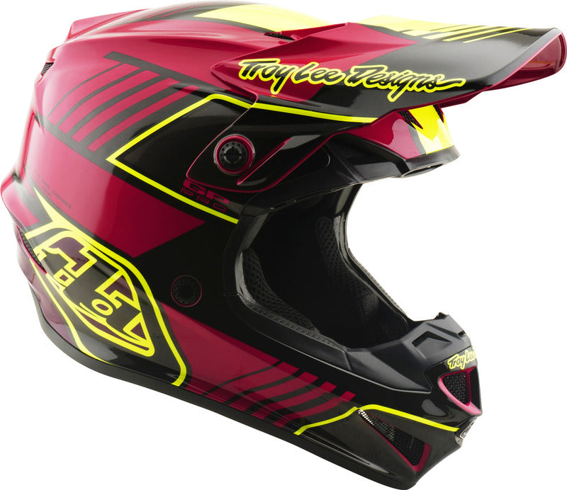 TROY LEE DESIGNS GP Pro Segment Kindermaat helm - Geel