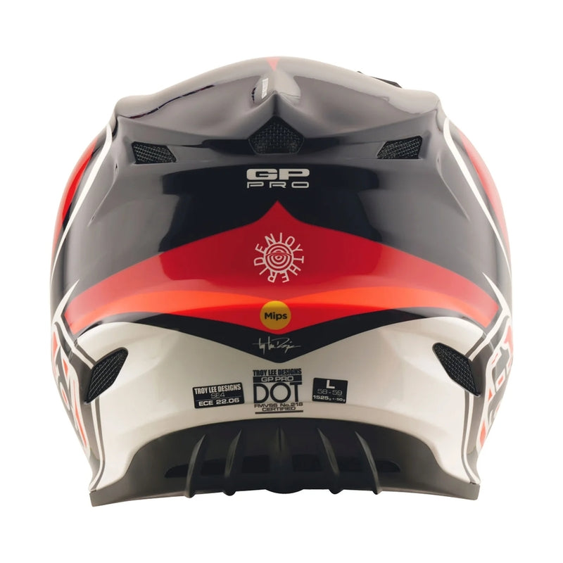 TROY LEE DESIGNS GP Pro Crossover Kindermaat helm - Zwart/Rood