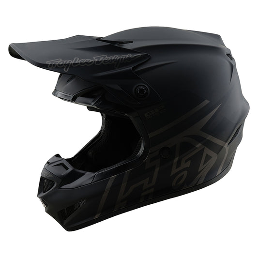 TROY LEE DESIGNS GP Pro Mono Kindermaat helm - Zwart