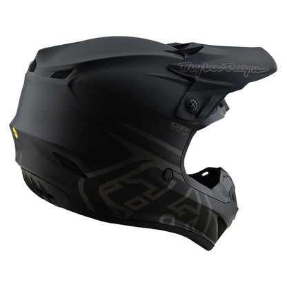 TROY LEE DESIGNS GP Pro Mono Kindermaat helm - Zwart