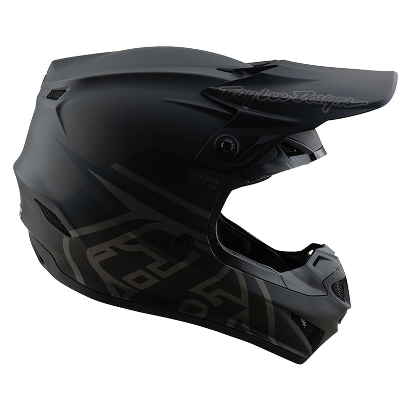 TROY LEE DESIGNS GP Pro Mono Kindermaat helm - Zwart