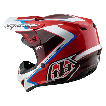 TROY LEE DESIGNS GP Shutter Kindermaat helm - Blauw/Wit