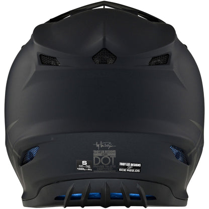 TROY LEE DESIGNS GP Mono Kindermaat helm - Zwart