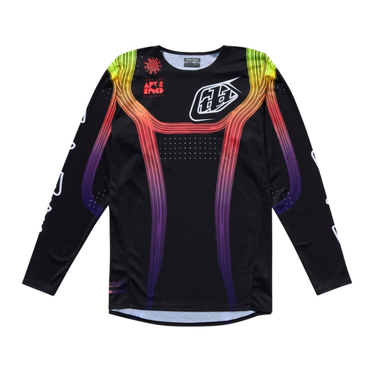 TROY LEE DESIGNS SE PRO Stripes Kindermaat jersey - Zwart/Multi