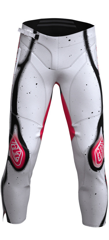 TROY LEE DESIGNS GP Pro Membrane Kindermaat broek - Wit/Infra Red