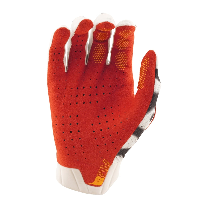 TROY LEE DESIGNS Air Kindermaat motorhandschoenen - Membrane White/Neon rood